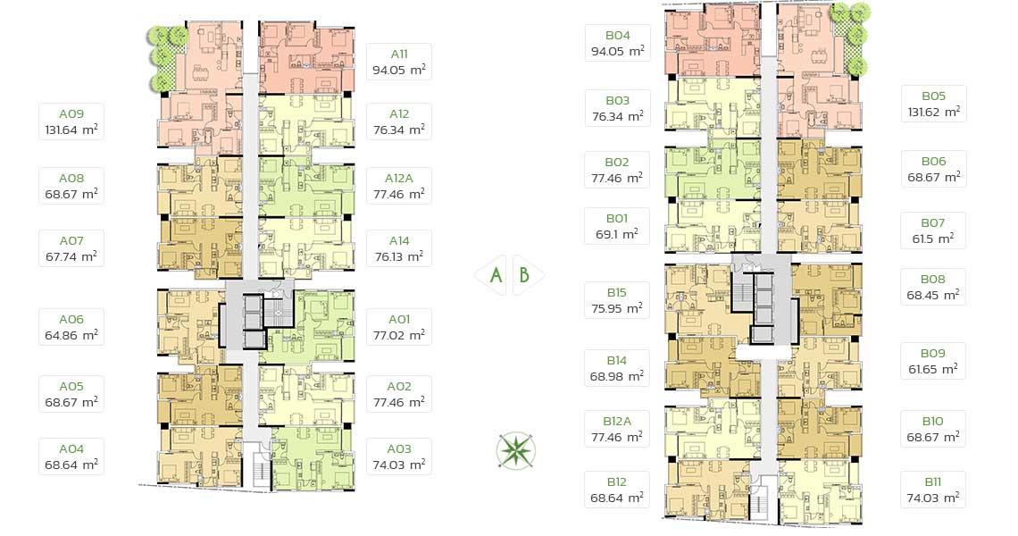 Mặt bằng căn hộ