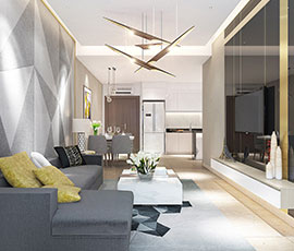 Nhà mẫu A1 - Phòng khách v3