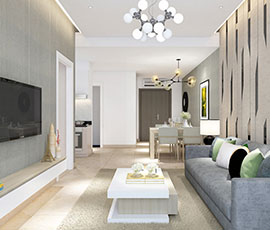 Nhà mẫu A2 - Phòng khách